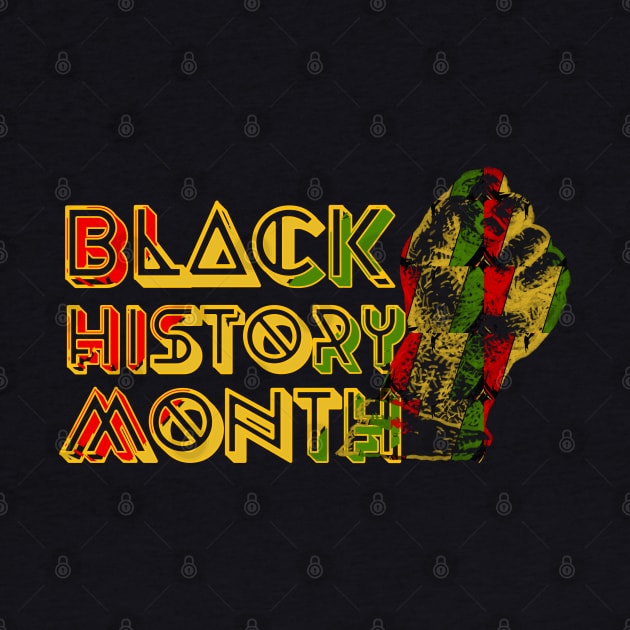 Black history month classic hands by AchioSHan